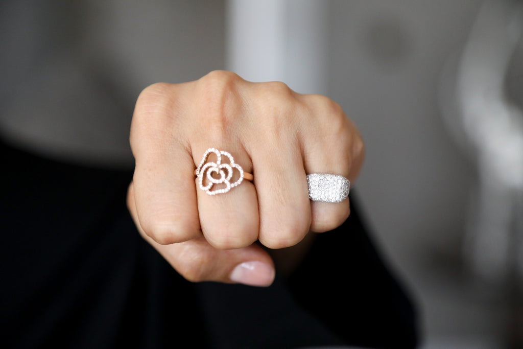 1.5 Carat Cube Ring
