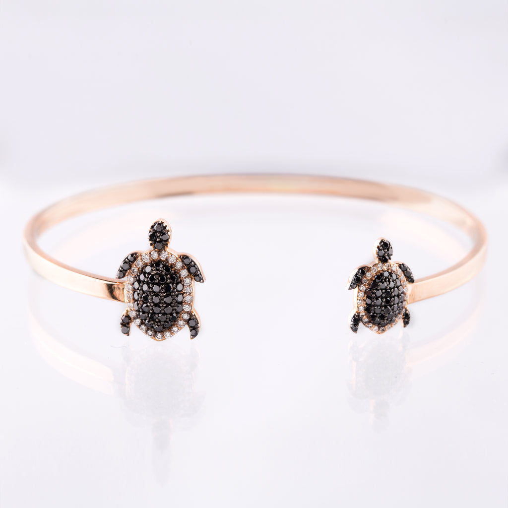 Turtle Bangle - LimeLiteJewellery.com