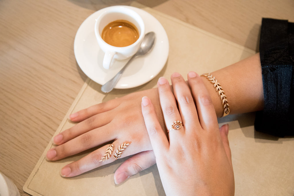 Wheat Bangle - LimeLiteJewellery.com