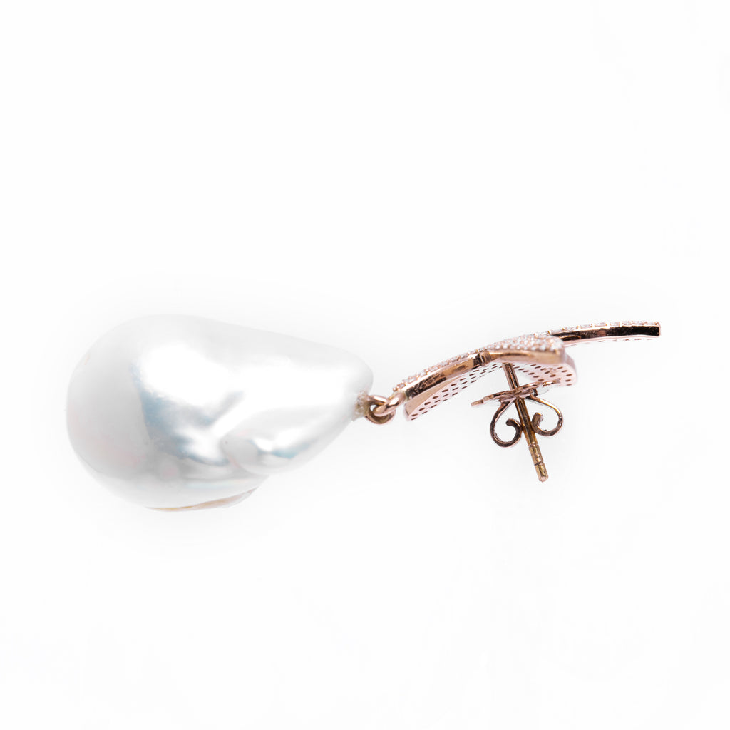 Seastar Pearl Earrings - LimeLiteJewellery.com