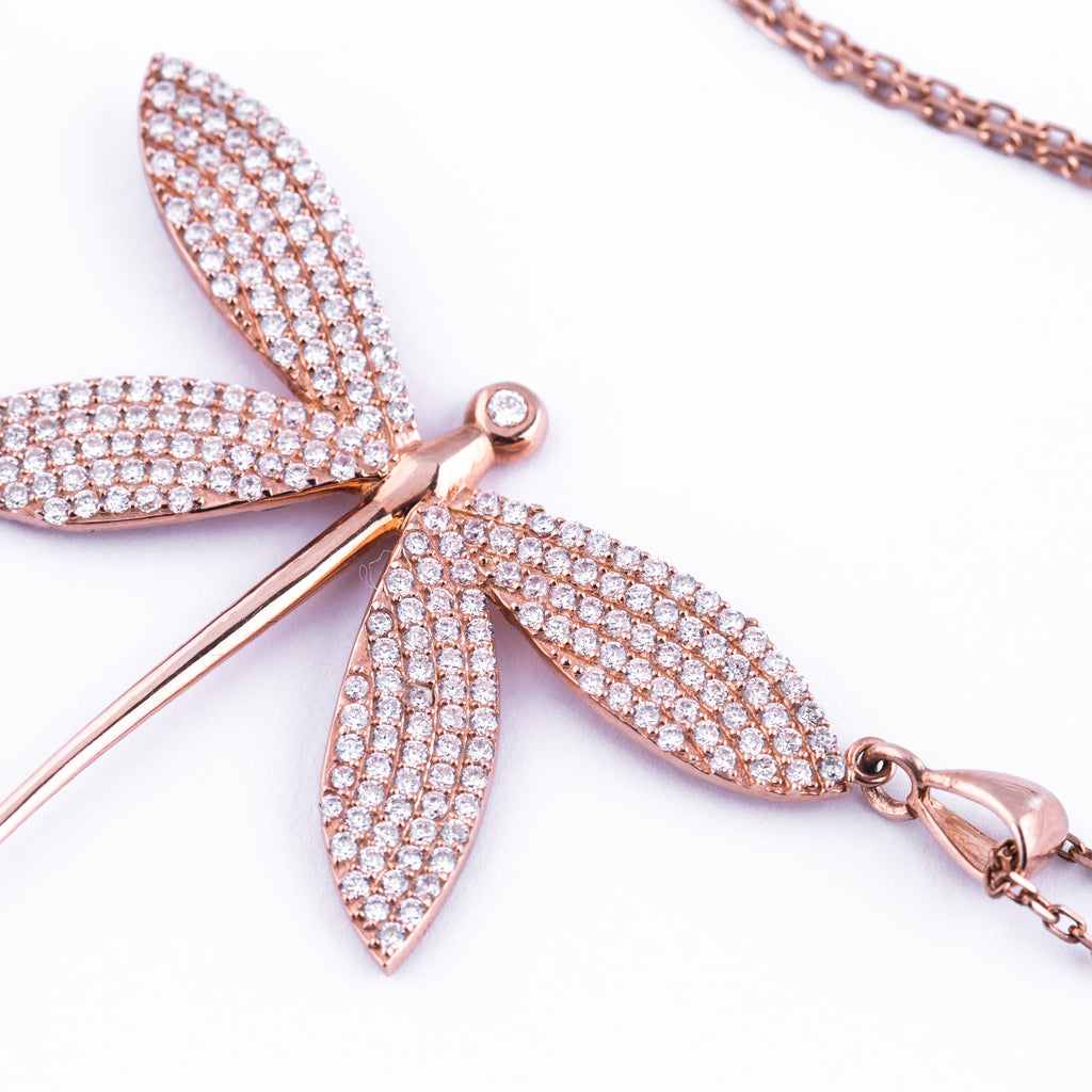 Dragonfly Pendant - LimeLiteJewellery.com