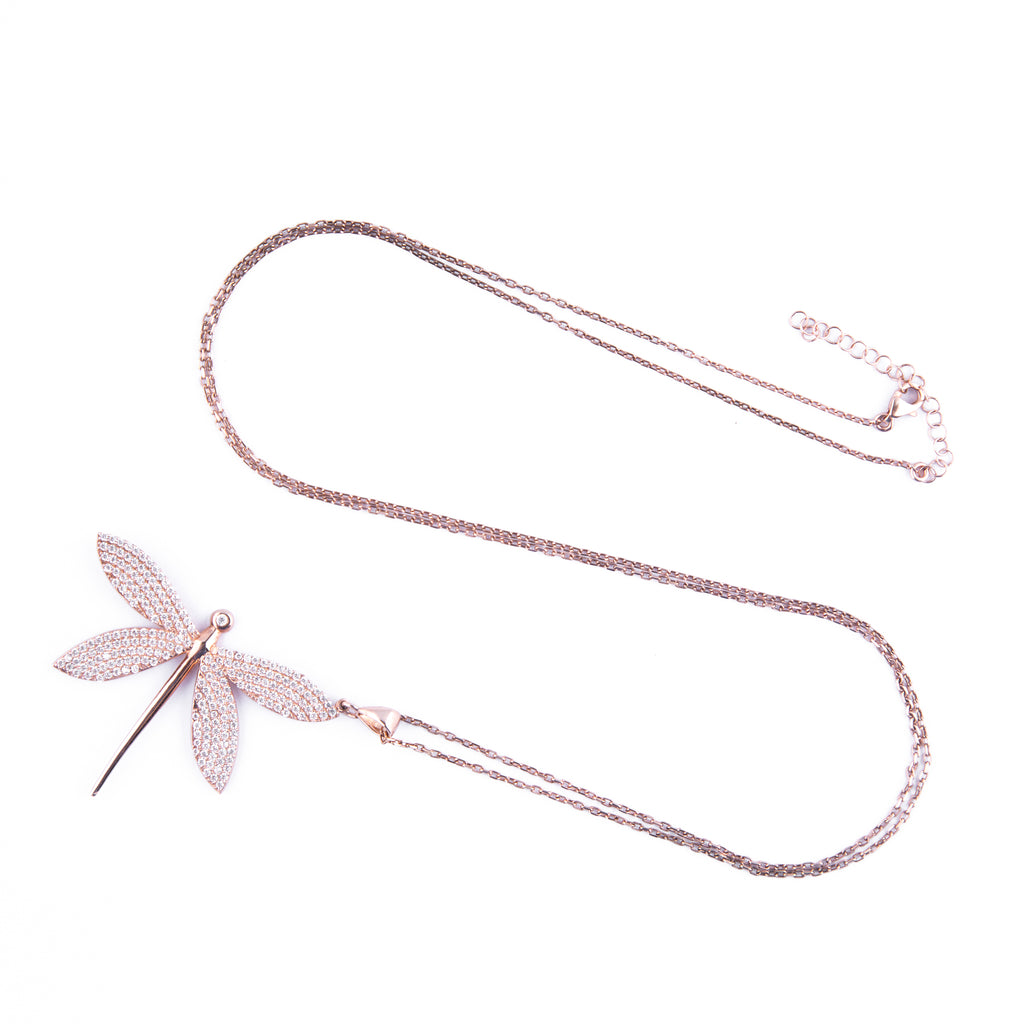 Dragonfly Pendant - LimeLiteJewellery.com