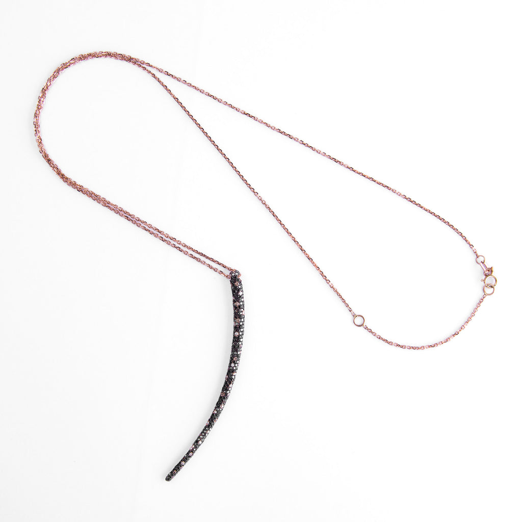 Black Tusk Necklace - LimeLiteJewellery.com