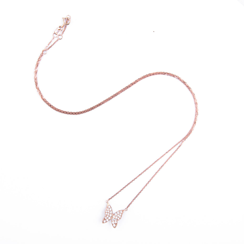 Butterfly Necklace - LimeLiteJewellery.com