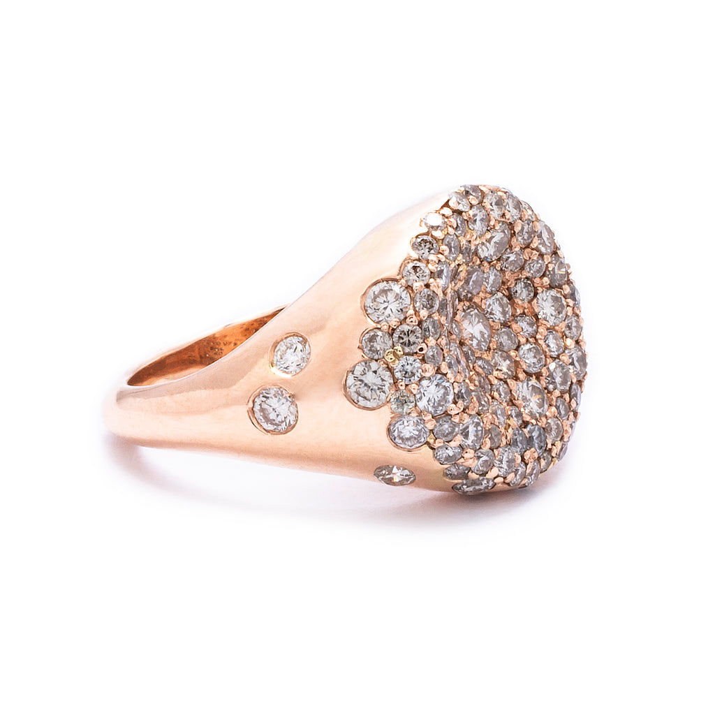 Cushion Pinky Ring - LimeLiteJewellery.com