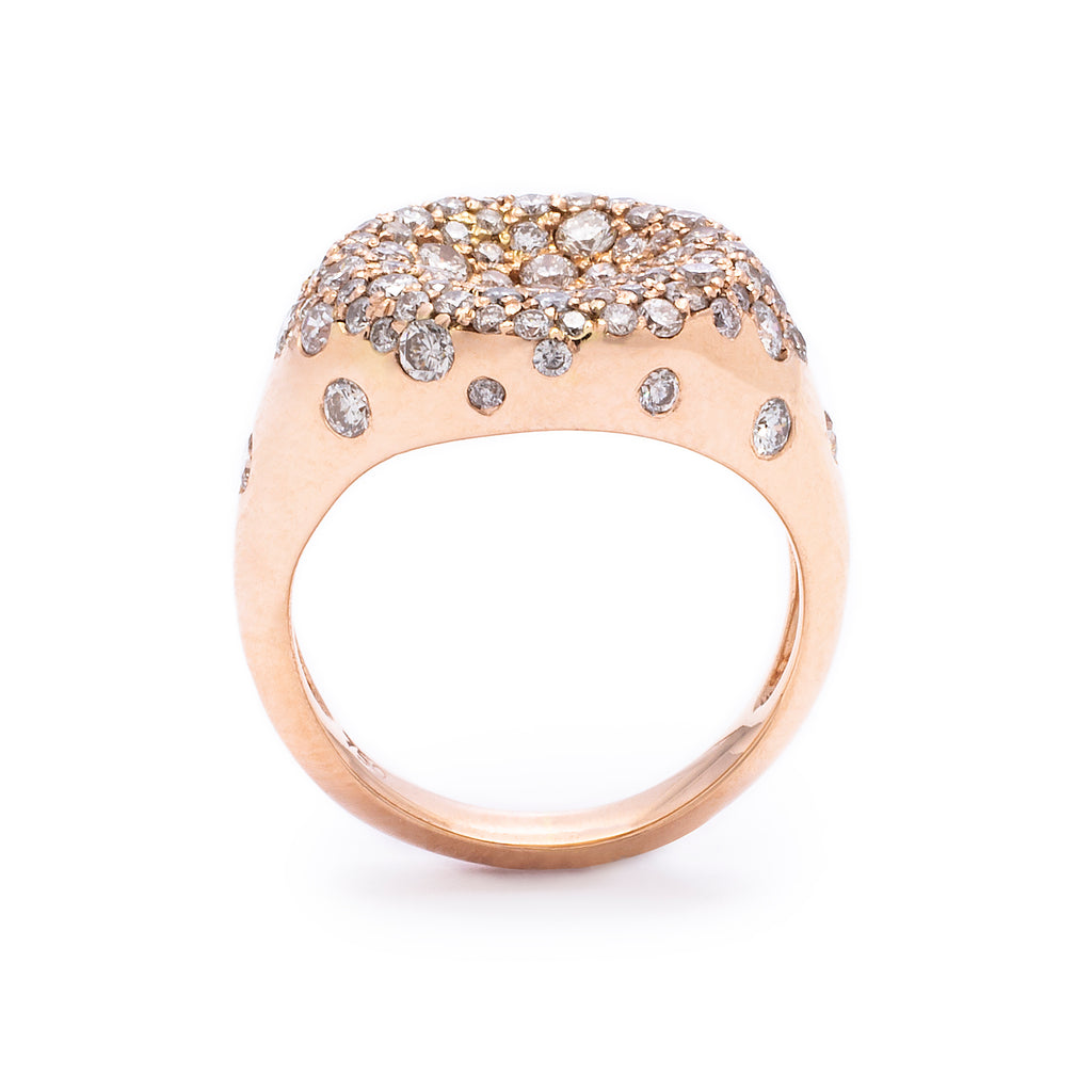 Cushion Pinky Ring - LimeLiteJewellery.com