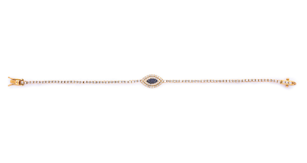 Evil Eye Tennis Bracelet - LimeLiteJewellery.com