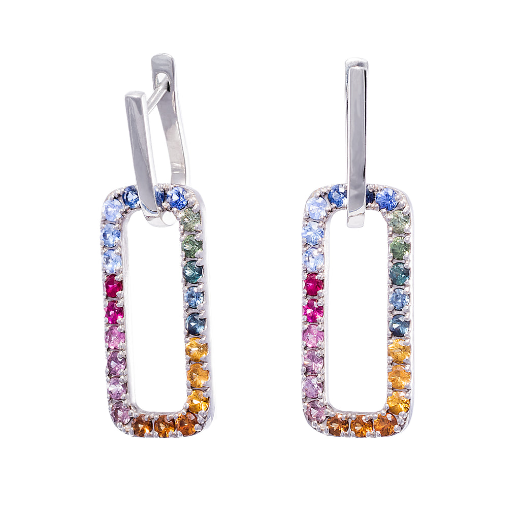 Rainbow Loop Earrings