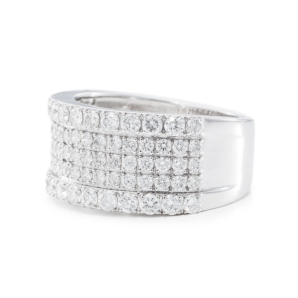 Wide Pave Ring