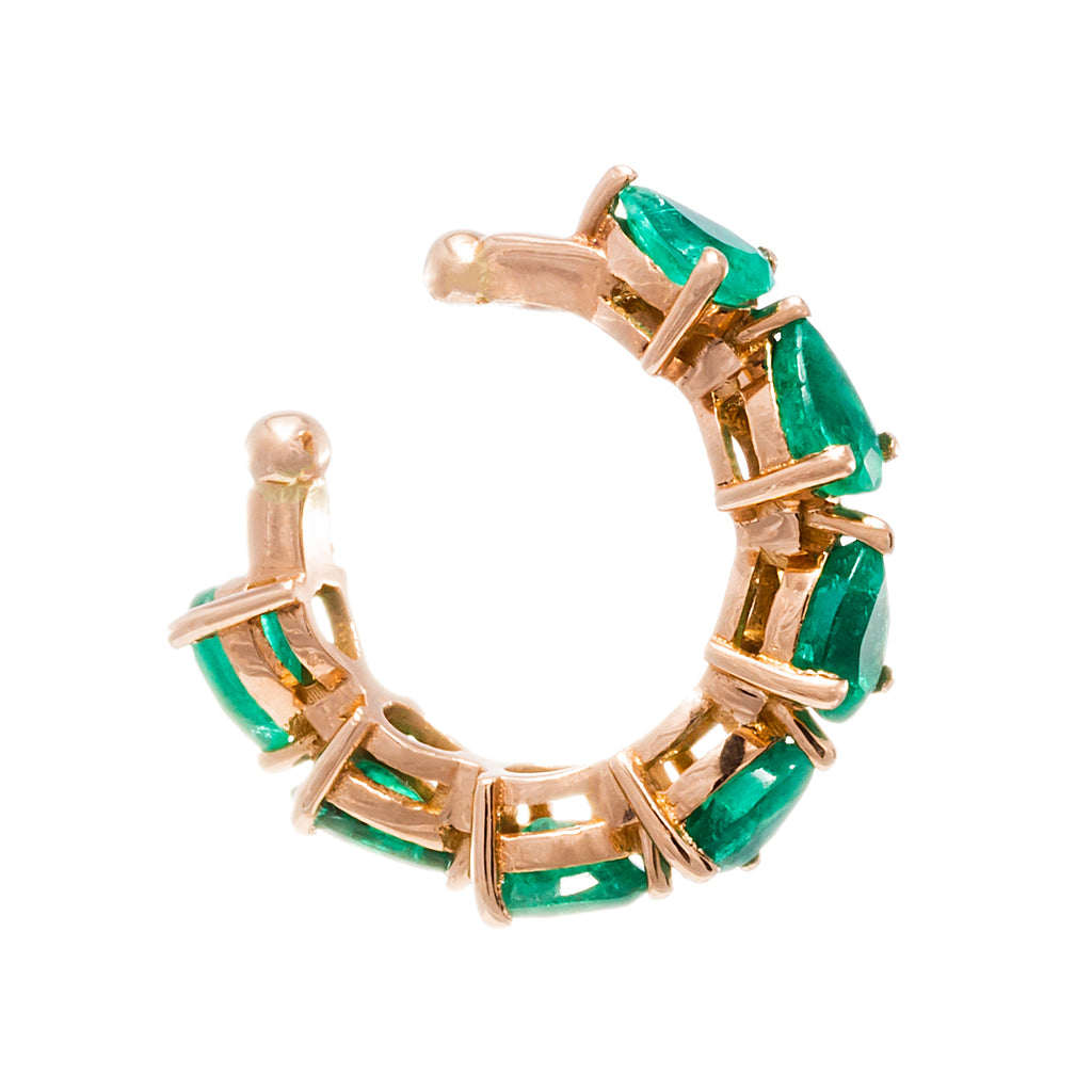 Emerald Ear Cuff