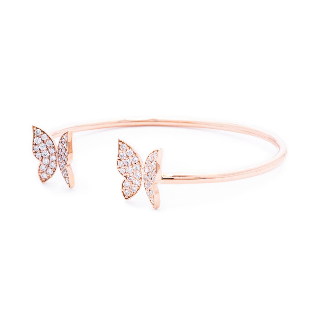 Butterfly Bangle - LimeLiteJewellery.com