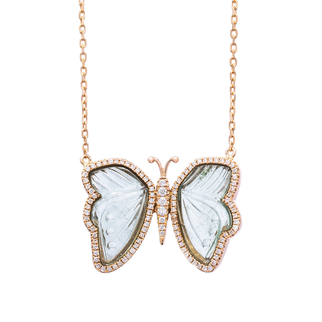 Green Romance Necklace - LimeLiteJewellery.com