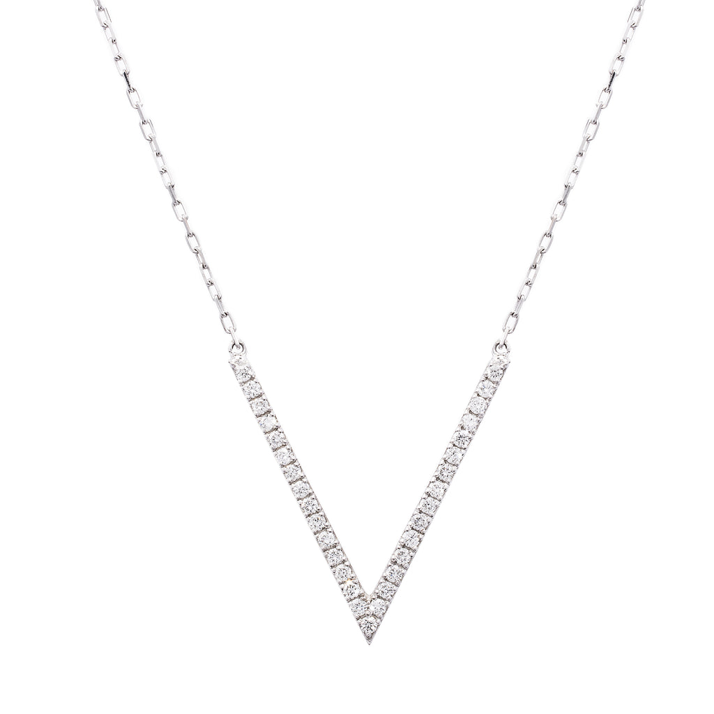 V Necklace - LimeLiteJewellery.com