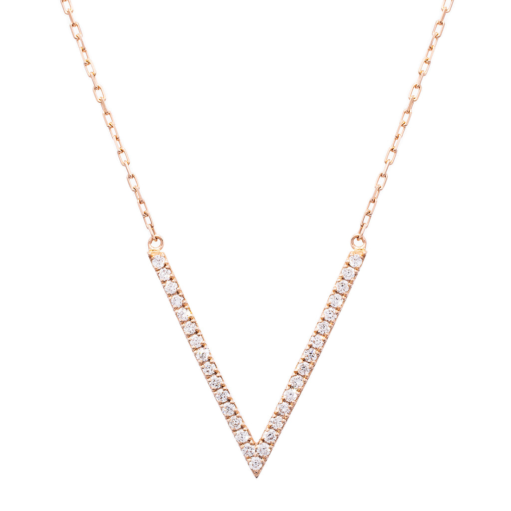 V Necklace - LimeLiteJewellery.com