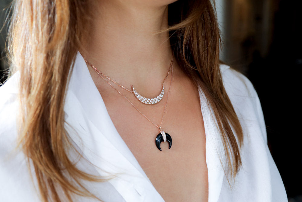 Moon Necklace - LimeLiteJewellery.com