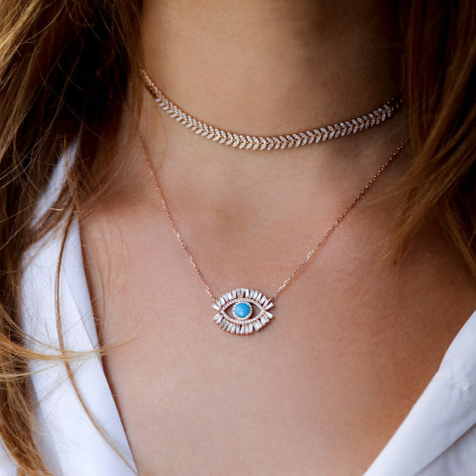 Wheat Choker - LimeLiteJewellery.com