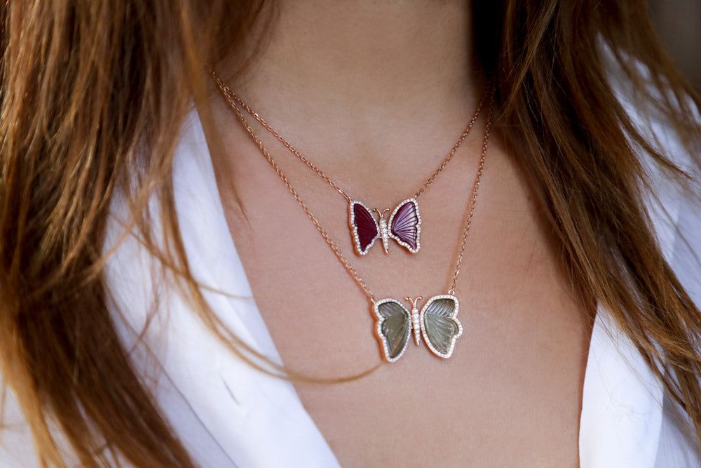 Green Romance Necklace - LimeLiteJewellery.com