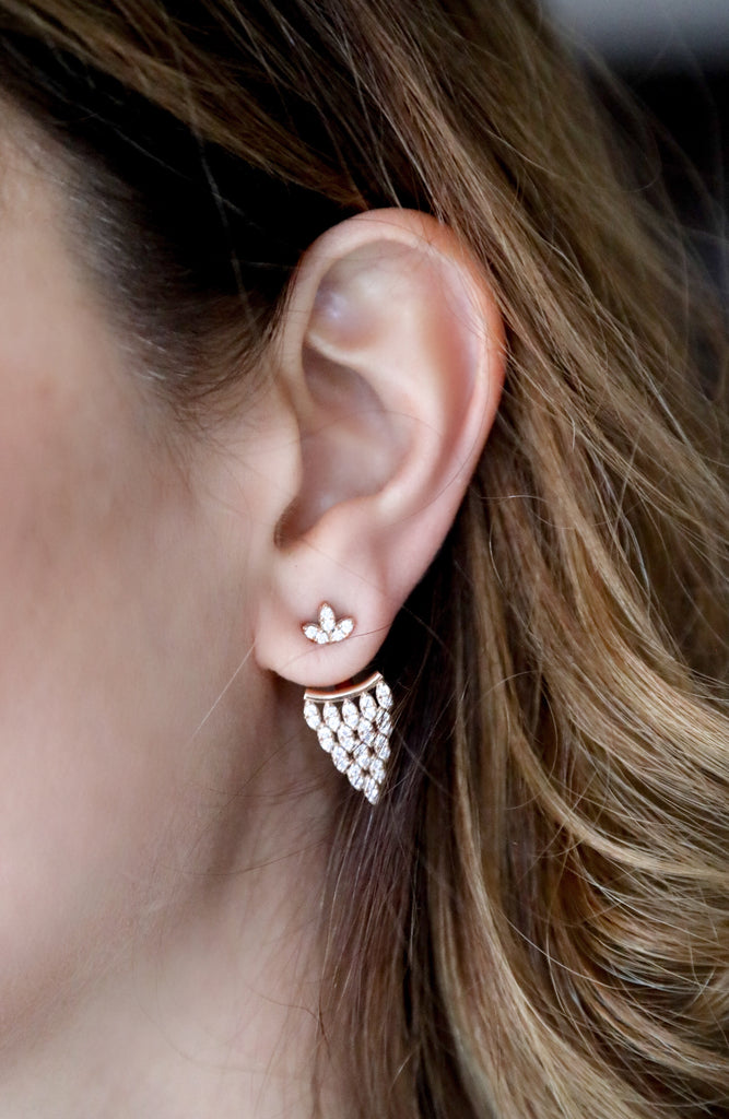 Mermaid Ear Jackets - LimeLiteJewellery.com
