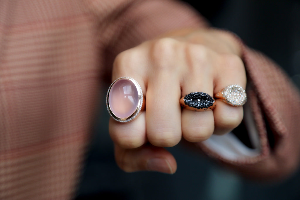 Cushion Pinky Ring - LimeLiteJewellery.com