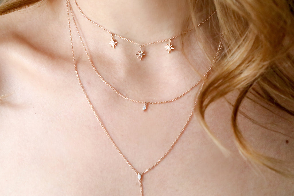 Triple Layer Necklace - LimeLiteJewellery.com