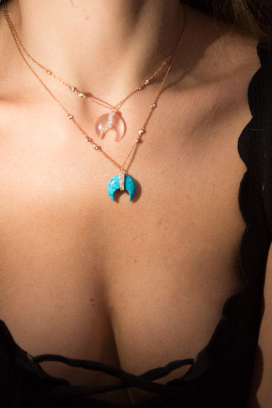 Turquoise Tusk Necklace