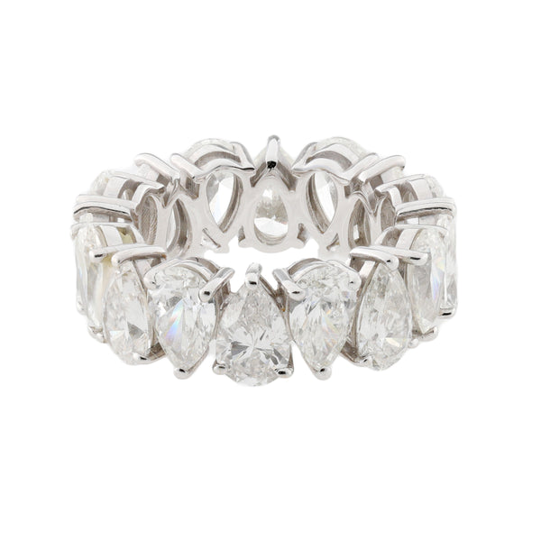 Pear-Shaped Diamond Eternity Ring