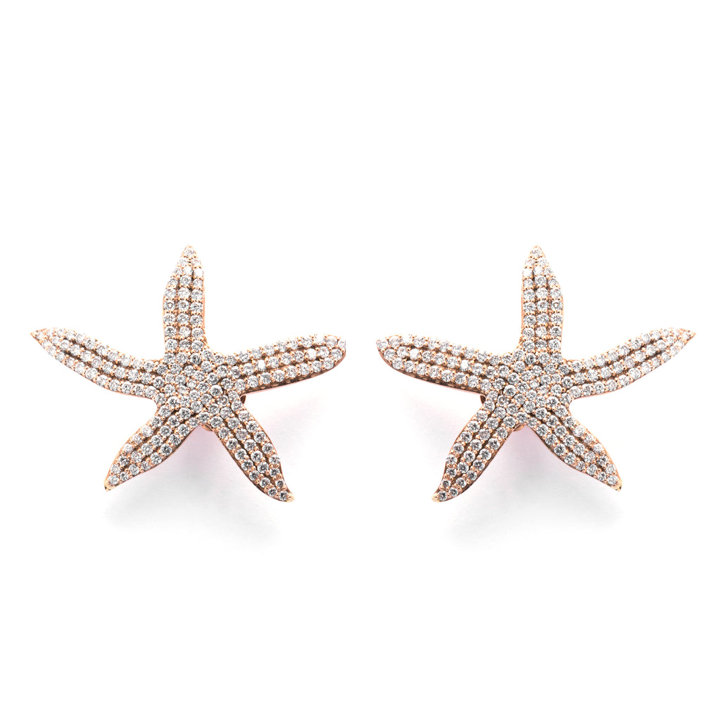 Big Seastar Earrings - LimeLiteJewellery.com