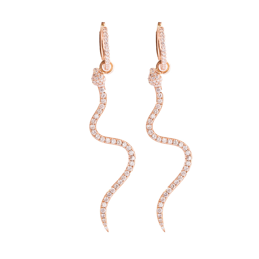 Detachable Snake Earrings - LimeLiteJewellery.com