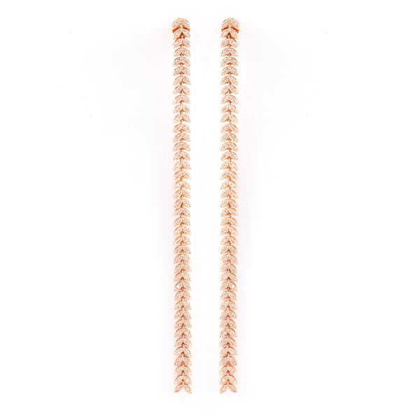 Long Wheat Earrings - LimeLiteJewellery.com