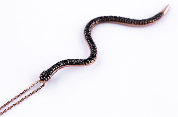 Snake Necklace - LimeLiteJewellery.com