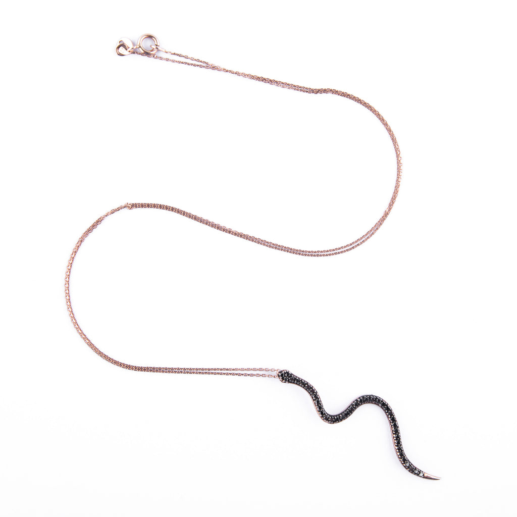 Snake Necklace - LimeLiteJewellery.com