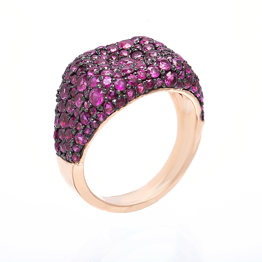 Pink Cube Ring - LimeLiteJewellery.com
