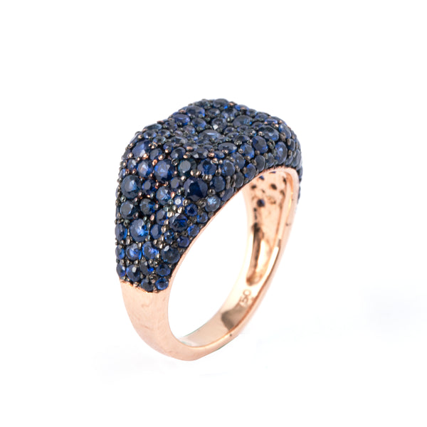 Blue Cube Ring - LimeLiteJewellery.com