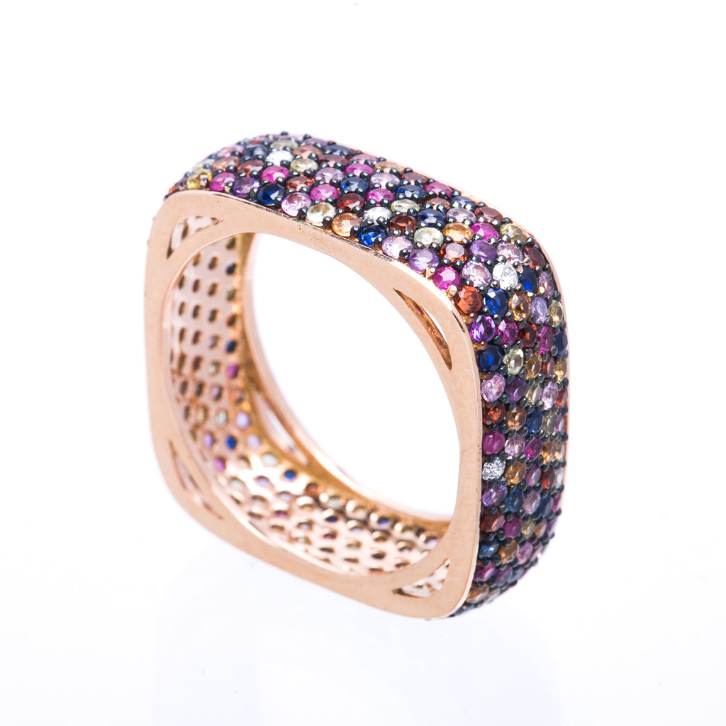 Square Candy Ring - LimeLiteJewellery.com