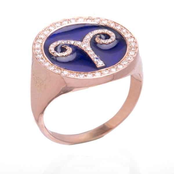 Customisable Zodiac Ring - LimeLiteJewellery.com