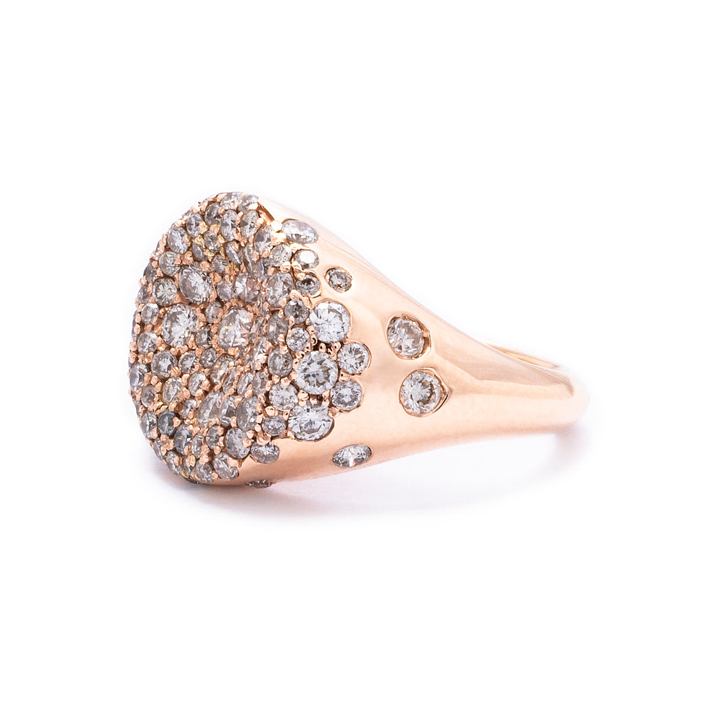 Cushion Pinky Ring - LimeLiteJewellery.com