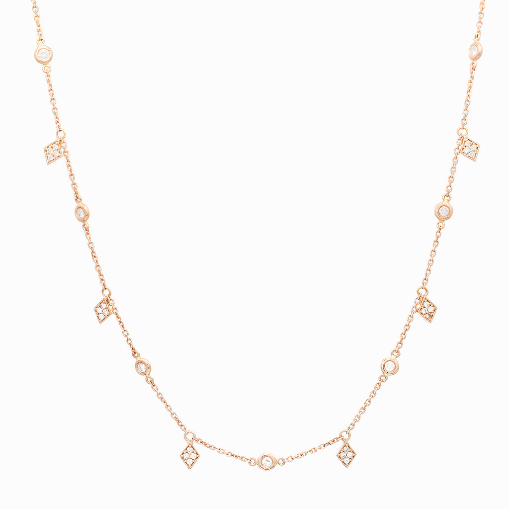 Diamond Necklace - LimeLiteJewellery.com