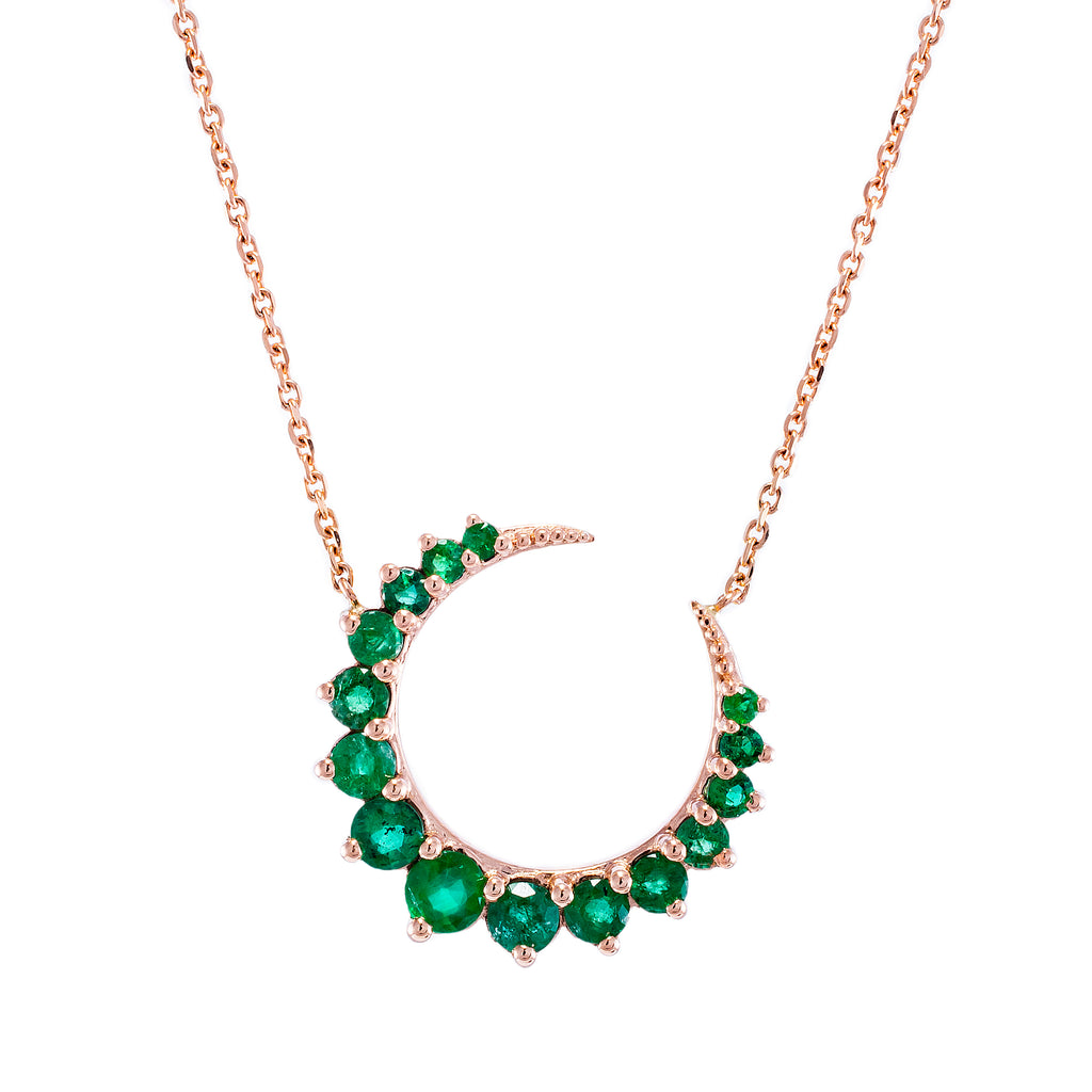 Emerald Moonsharp Necklace