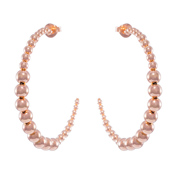 Round Bubblegum Hoops