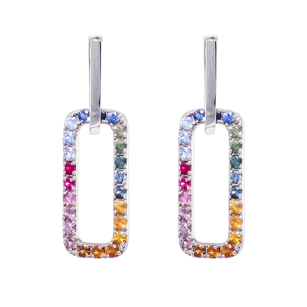 Rainbow Loop Earrings