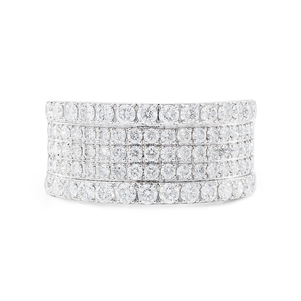 Wide Pave Ring