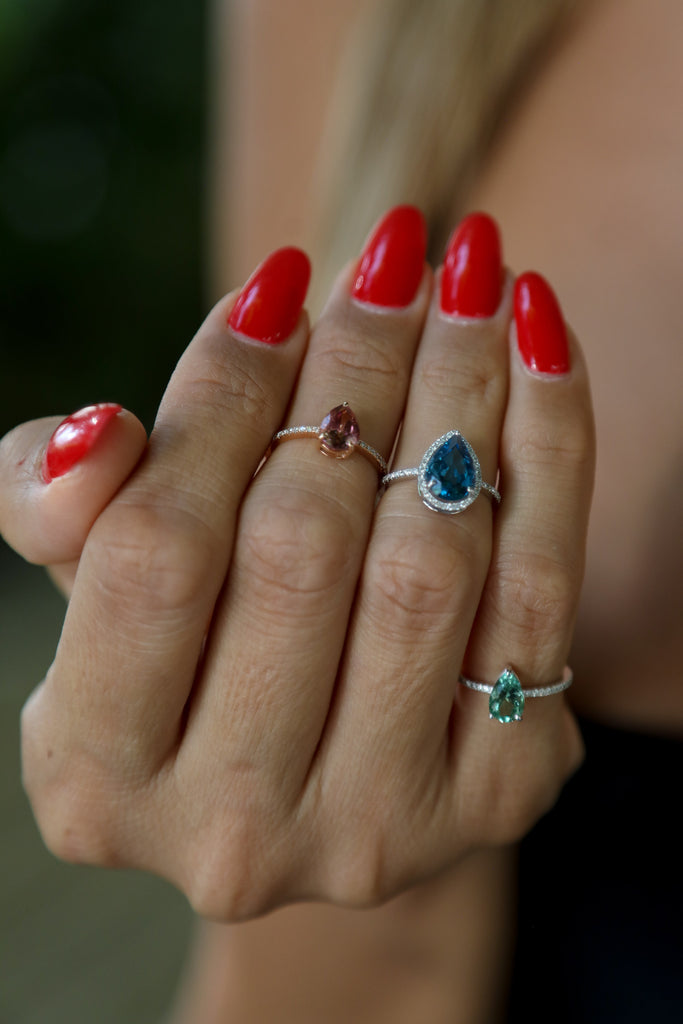 Pink Tourmaline Ring