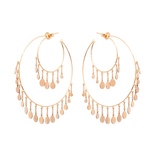 Summertime Double Hoop Earrings - LimeLiteJewellery.com