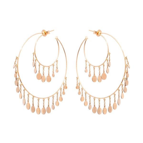 Summertime Double Hoop Earrings - LimeLiteJewellery.com